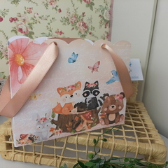 Sacolinha Personalizada tema Bichinhos do Bosque - pacote com 10 unidades na internet
