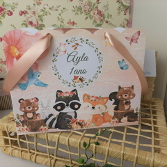 Sacolinha Personalizada tema Bichinhos do Bosque - pacote com 10 unidades - comprar online