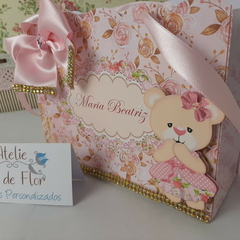 Sacola Personalizada para Lembrancinhas tema Ursinha Luxo - pacote com 10 unidades na internet