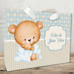 Sacolinha para Lembrancinhas Cha de Bebe Ursinho - pacote com 10 unidades - comprar online