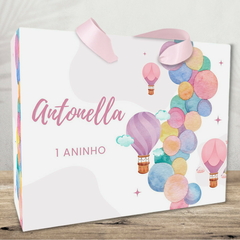 Sacolinha Personalizada para Festa Infantil tema Balões - pacote com 10 unidades - comprar online