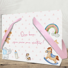 Sacolinha Personalizada para Lembrancinhas de Maternidade - pacote com 10 unidades na internet