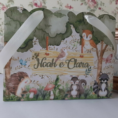 Sacolinha Personalizada tema Bichinhos do Bosque Encantado - pacote com 10 unidades - comprar online