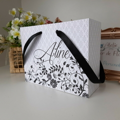 Sacolinha para Lembrancinhas de Festas com temas Florais - pacote com 10 unidades - Atelie Cor de Flor