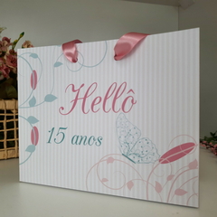 Sacolinha para Lembrancinhas tema Borboletas 15 Anos - pacote com 10 unidades - comprar online