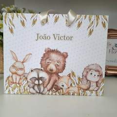 Sacolinha Personalizada Bosque Encantado Menino- pacote com 10 unidades - comprar online