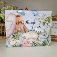 Sacolinha para Lembrancinhas tema Dinossauros - pacote com 10 unidades - comprar online