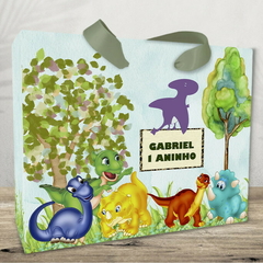 Sacolinha para Lembrancinhas tema Dinossauros - pacote com 10 unidades - comprar online