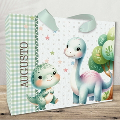 Sacolinha para Lembrancinhas tema Dinossauros - pacote com 10 unidades - comprar online