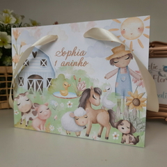 Sacolinha para Lembrancinhas tema Fazendinha - pacote com 10 unidades - comprar online