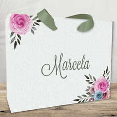 Sacolinha para Lembrancinhas de Festas com temas Florais - pacote com 10 unidades - comprar online