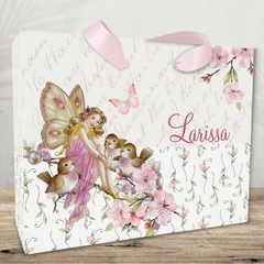 Sacolinha Personalizada para Lembrancinhas tema Jardim das Fadas - pacote com 10 unidades - comprar online