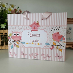 Sacola Personalizada tema Jardim e Passarinhos- pacote com 10 unidades - comprar online