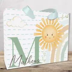 Sacolinha Personalizada para Festa Infantil tema 1a Volta ao Sol - pacote com 10 unidades - comprar online