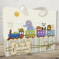 Sacolinha para Cha de Bebe, Nascimento e Maternidade Menino - pacote com 10 unidades - comprar online
