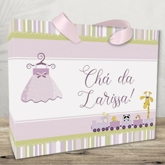 Sacolinha para Lembrancinhas Cha de Bebe Menina - pacote com 10 unidades - comprar online