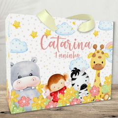 Sacolinha para Lembrancinhas Infantis tema Bichinhos do Safari - pacote com 10 unidades - comprar online