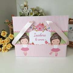 Sacolinha Personalizada para Festa Infantil tema Bailarinas - pacote com 10 unidades - comprar online