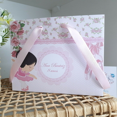 Sacolinha Personalizada para Festa Infantil tema Bailarina - pacote com 10 unidades - comprar online