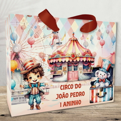 Sacolinha para Lembrancinhas tema Circo - pacote com 10 unidades - comprar online