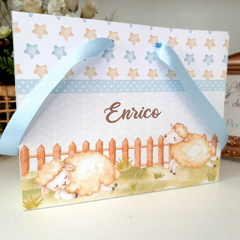 Sacola Personalizada para Lembrancinha tema Ovelhinha - pacote com 10 unidades - comprar online