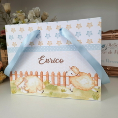 Sacola Personalizada para Lembrancinha tema Ovelhinha - pacote com 10 unidades na internet