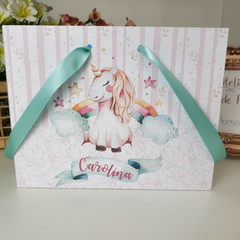 Sacolinha Personalizada para Festas Infantis tema Unicornio Baby - pacote com 10 unidades - comprar online