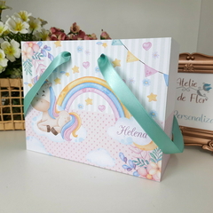 Sacolinha Personalizada para Festas Infantis tema Unicornio - pacote com 10 unidades - Atelie Cor de Flor