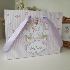 Sacolinha Personalizada para Festas Infantis tema Unicornio - pacote com 10 unidades - comprar online