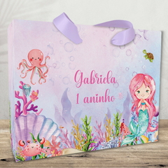 Sacolinha para Lembrancinhas tema Fundo do Mar/ Sereia - pacote com 10 unidades - comprar online