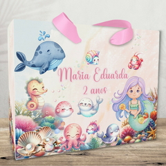 Sacolinha para Lembrancinhas tema Fundo do Mar/ Sereia - pacote com 10 unidades - - comprar online