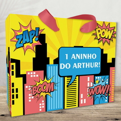 Sacola para Lembrancinhas Infantis tema Super Herois - pacote com 10 unidades - comprar online
