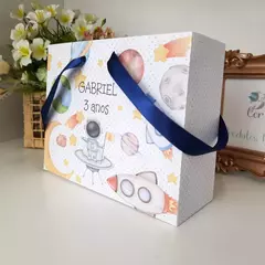 Sacolinha Personalizada para Festa Infantil tema Astronauta - pacote com 10 unidades - loja online