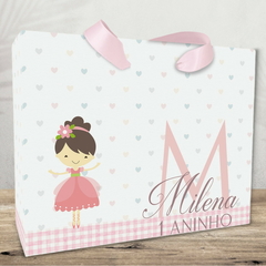 Sacolinha Personalizada para Festa Infantil tema Bailarinas - pacote com 10 unidades - comprar online