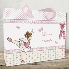 Sacolinha Personalizada para Festa Infantil tema Bailarina - pacote com 10 unidades - comprar online