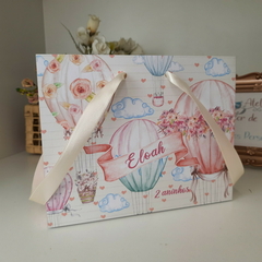 Sacolinha Personalizada para Festa Infantil tema Balões e Flores - pacote com 10 unidades na internet