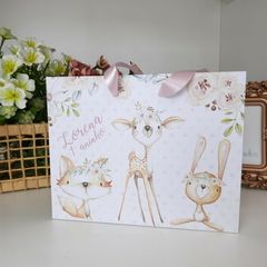 Sacolinha Personalizada Bosque Encantado Menina - pacote com 10 unidades - comprar online
