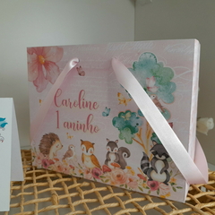 Sacolinha Personalizada Infantil tema Bichinhos do Bosque Encantado - pacote com 10 unidades - comprar online
