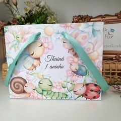 Sacolinha Personalizada tema Bichinhos do Jardim Encantado - pacote com 10 unidades - comprar online