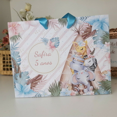 Sacolinha para Lembrancinhas Infantis tema Safari Boho- pacote com 10 unidades na internet