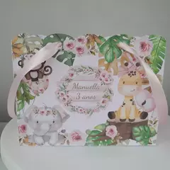 Sacolinha para Lembrancinhas Infantis tema Safari - pacote com 10 unidades - comprar online
