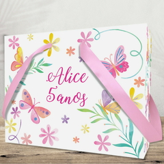 Sacolinha Personalizada para Lembrancinhas tema Borboletas - pacote com 10 unidades - comprar online