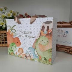 Sacola Personalizada para Lembrancinhas tema Dinossauros - pacote com 10 unidades na internet