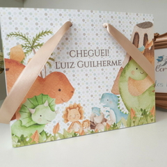Sacola Personalizada para Lembrancinhas tema Dinossauros - pacote com 10 unidades - comprar online