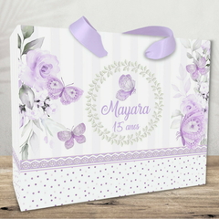 Sacolinha Personalizada tema Borboletas - pacote com 10 unidades - comprar online
