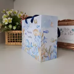 Sacolinha para Lembrancinhas tema Fundo do Mar - pacote com 10 unidades - loja online