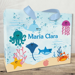 Sacolinha para Lembrancinhas tema Fundo do Mar - pacote com 10 unidades - comprar online