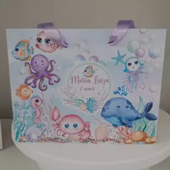Sacolinha para Lembrancinhas tema Fundo do Mar - pacote com 10 unidades - comprar online