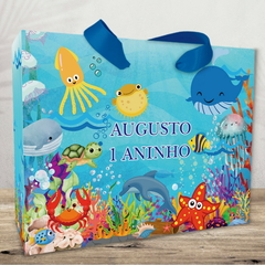 Sacolinha para Lembrancinhas tema Fundo do Mar - pacote com 10 unidades - comprar online