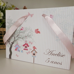 Sacola Personalizada tema Jardim e Passarinhos- pacote com 10 unidades na internet